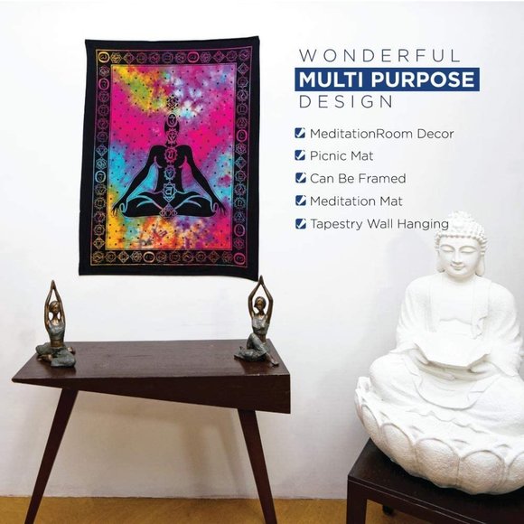 UO Purple Hippie Tapestry Multi purpose Wall Hang